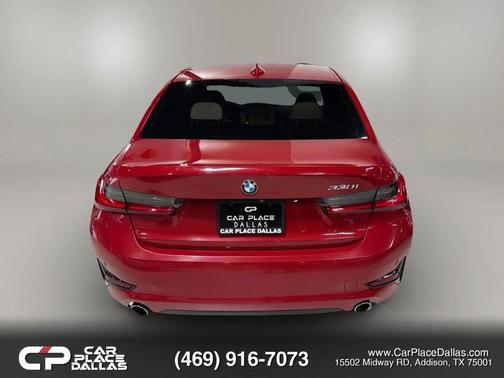 Red 2021 BMW 330 330i Sedan 4D