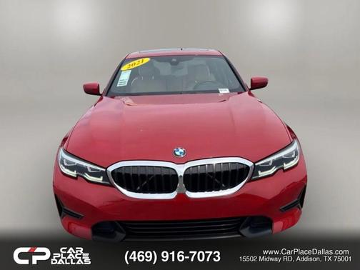 Melbourne Red Metallic 2021 BMW 330 330i Sedan 4D