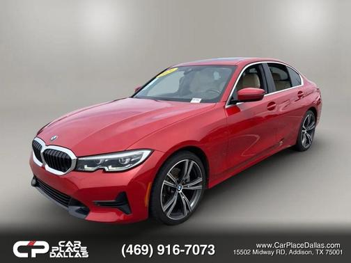 Melbourne Red Metallic 2021 BMW 330 330i Sedan 4D
