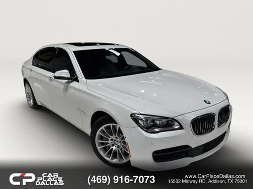 White 2014 BMW 750 Li