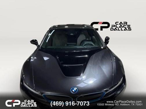 Gray 2015 BMW i8 Coupe 2D