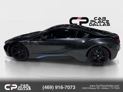Gray 2015 BMW i8 Coupe 2D