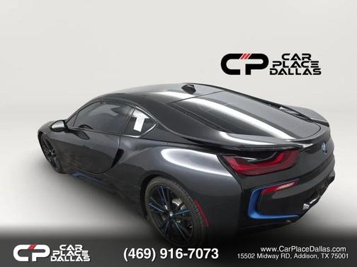Gray 2015 BMW i8 Coupe 2D