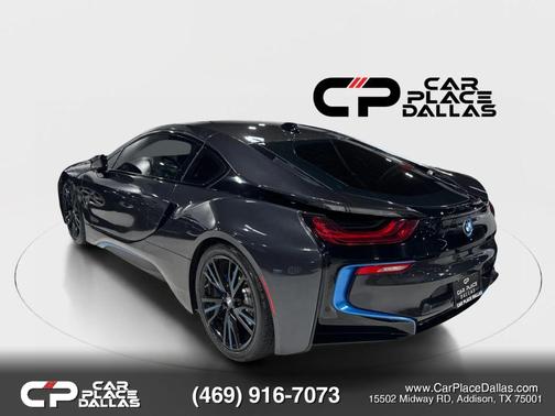 Gray 2015 BMW i8 Coupe 2D