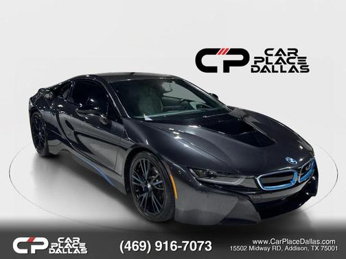 Gray 2015 BMW i8 Coupe 2D