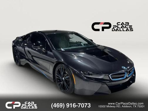 Gray 2015 BMW i8 Coupe 2D