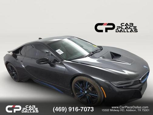 Gray 2015 BMW i8 Coupe 2D