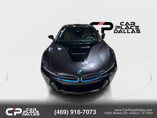 Gray 2015 BMW i8 Coupe 2D