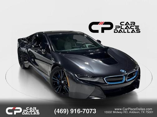 Gray 2015 BMW i8 Coupe 2D