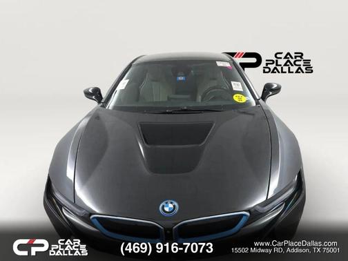 Gray 2015 BMW i8 Coupe 2D