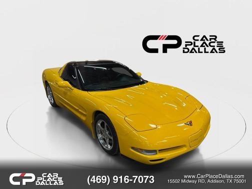 Yellow 2000 Chevrolet Corvette Base