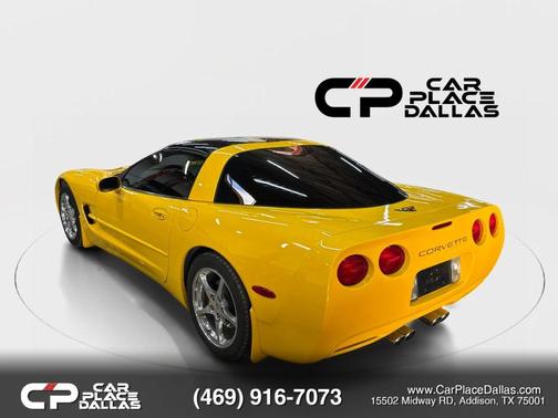 Yellow 2000 Chevrolet Corvette Base