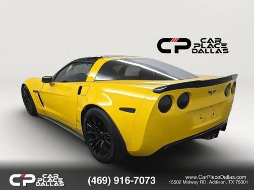 Yellow 2010 Chevrolet Corvette Grand Sport