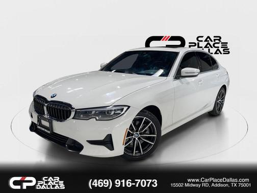 White 2020 BMW 330 330i Sedan 4D