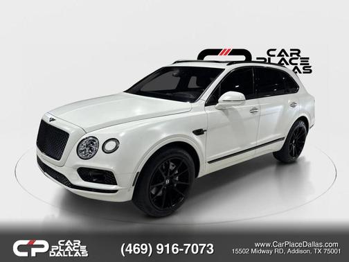 White 2017 Bentley Bentayga W12
