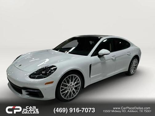 White 2019 Porsche Panamera Sedan 4D