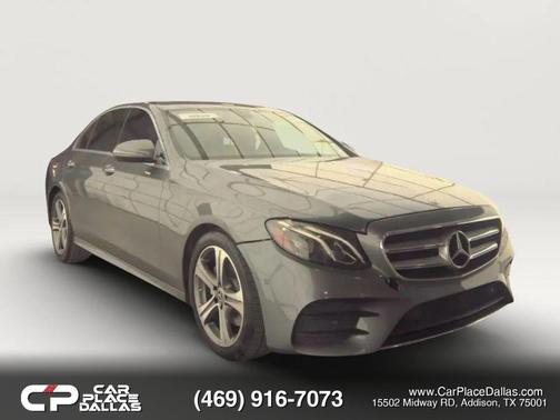 Gray 2018 Mercedes-Benz E-Class E 300 Sedan 4D