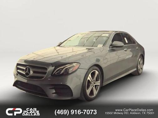Gray 2018 Mercedes-Benz E-Class E 300 Sedan 4D