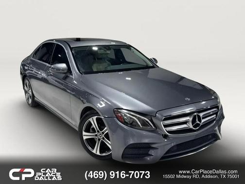 Gray 2018 Mercedes-Benz E-Class E 300 Sedan 4D