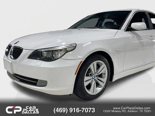 White 2009 BMW 528 528i Sedan 4D