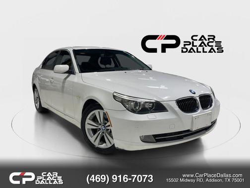 White 2009 BMW 528 528i Sedan 4D