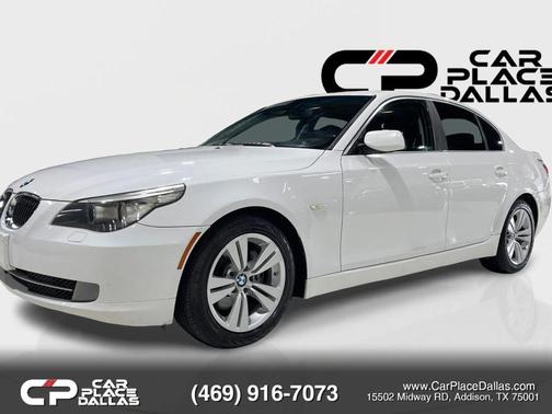 White 2009 BMW 528 528i Sedan 4D