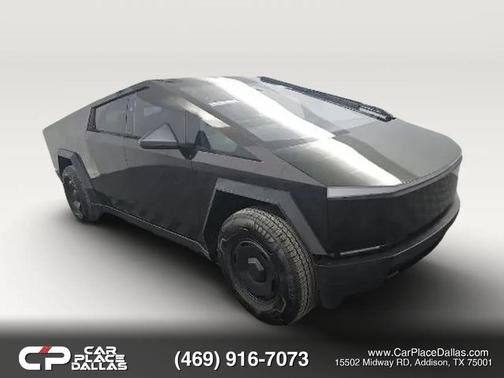 Black 2025 Tesla Cybertruck Long Range
