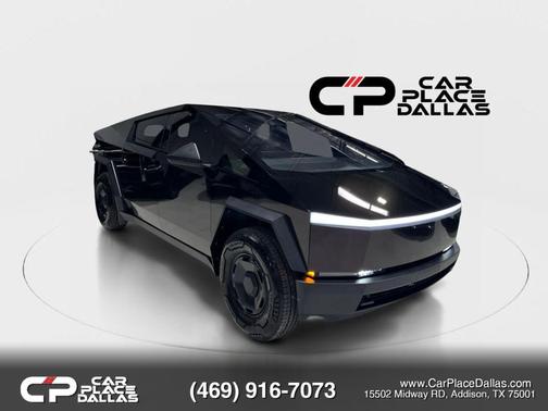 Black 2025 Tesla Cybertruck Long Range