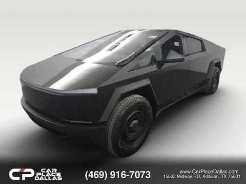 Black 2025 Tesla Cybertruck Long Range