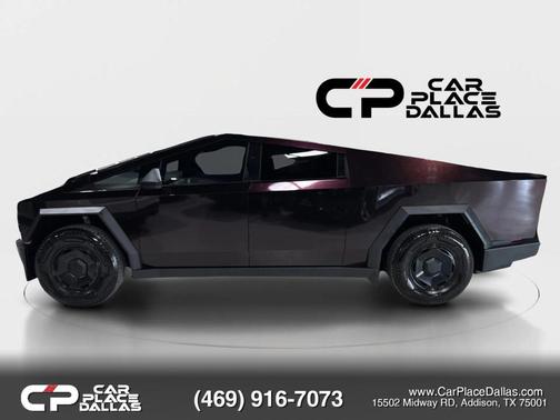 Black 2025 Tesla Cybertruck Long Range