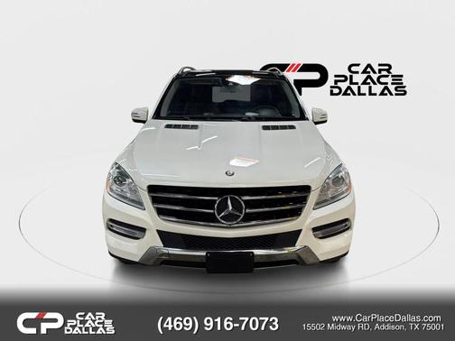 White 2015 Mercedes-Benz M-Class 4MATIC