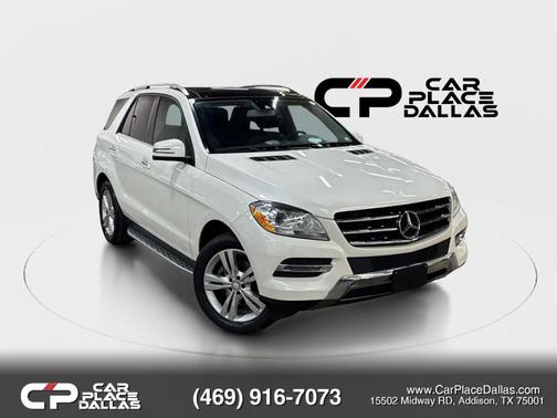 White 2015 Mercedes-Benz M-Class 4MATIC