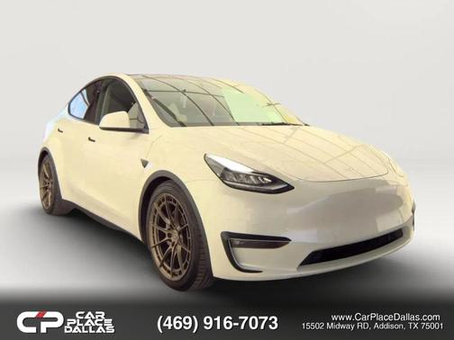 White 2021 Tesla Model Y Long Range Dual Motor All-Wheel Drive