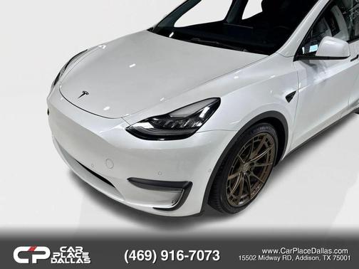 White 2021 Tesla Model Y Long Range Dual Motor All-Wheel Drive