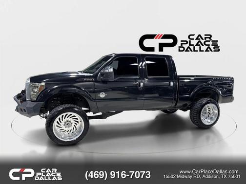 Black 2015 Ford F-250 Platinum