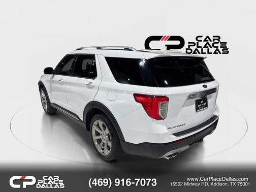 White 2020 Ford Explorer Platinum