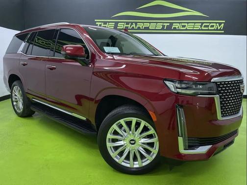 Red 2022 Cadillac Escalade Luxury