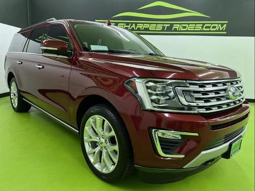 Red 2018 Ford Expedition Max Limited
