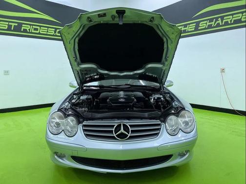 Blue 2003 Mercedes-Benz SL-Class