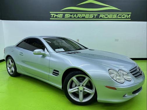 Blue 2003 Mercedes-Benz SL-Class