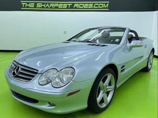 Blue 2003 Mercedes-Benz SL-Class