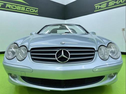 Blue 2003 Mercedes-Benz SL-Class