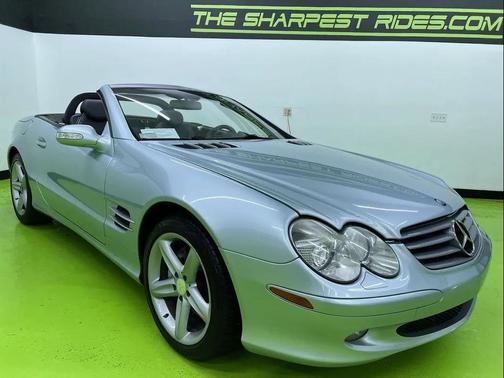 Blue 2003 Mercedes-Benz SL-Class