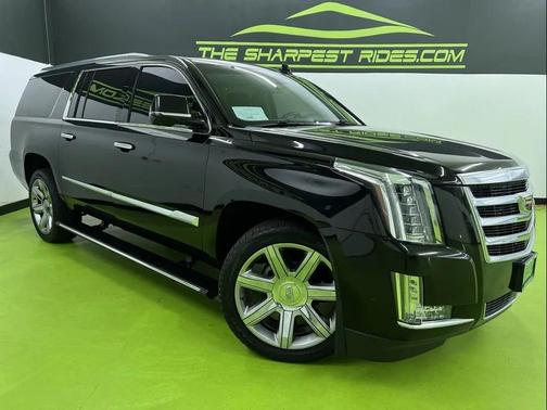 Black 2018 Cadillac Escalade ESV Premium Luxury
