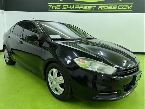 Black 2016 Dodge Dart SE