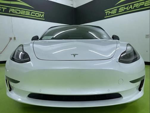 White 2021 Tesla Model 3 Long Range