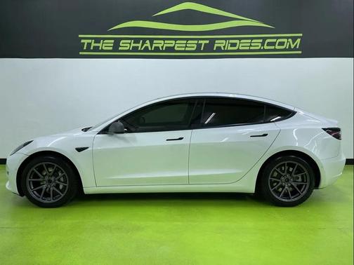 White 2021 Tesla Model 3 Long Range