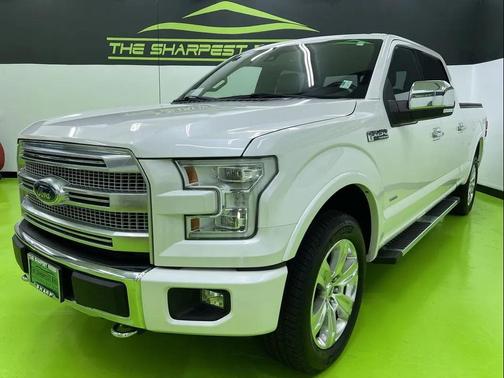 White 2017 Ford F-150 Platinum