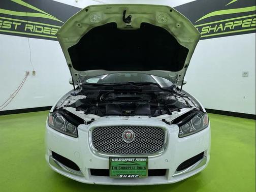 White 2013 Jaguar XF SC