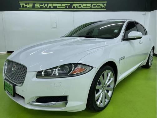 White 2013 Jaguar XF SC